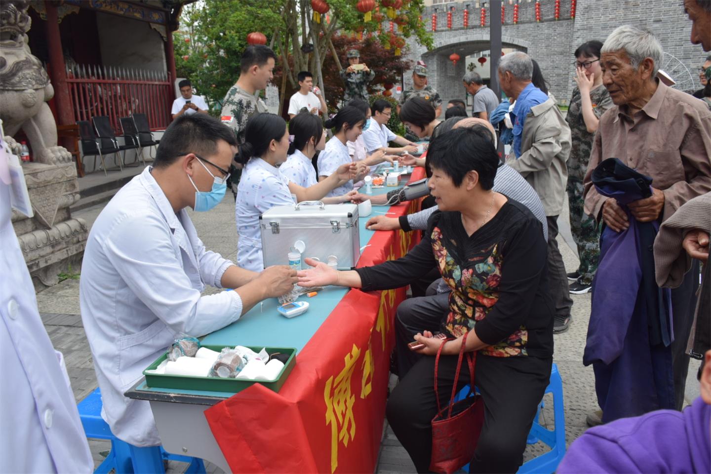 献礼建党百年丨台州博爱医院医共体组织青年民兵整组点验，点出“精气神”！|路桥博爱医院