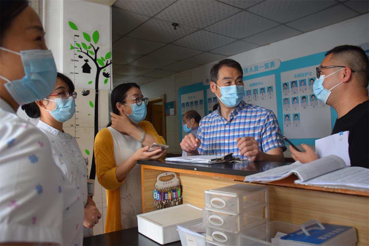 安全为首，预防为主丨区卫健局副局长李作耕一行莅临台州博爱医院医共体总院督查安全生产工作