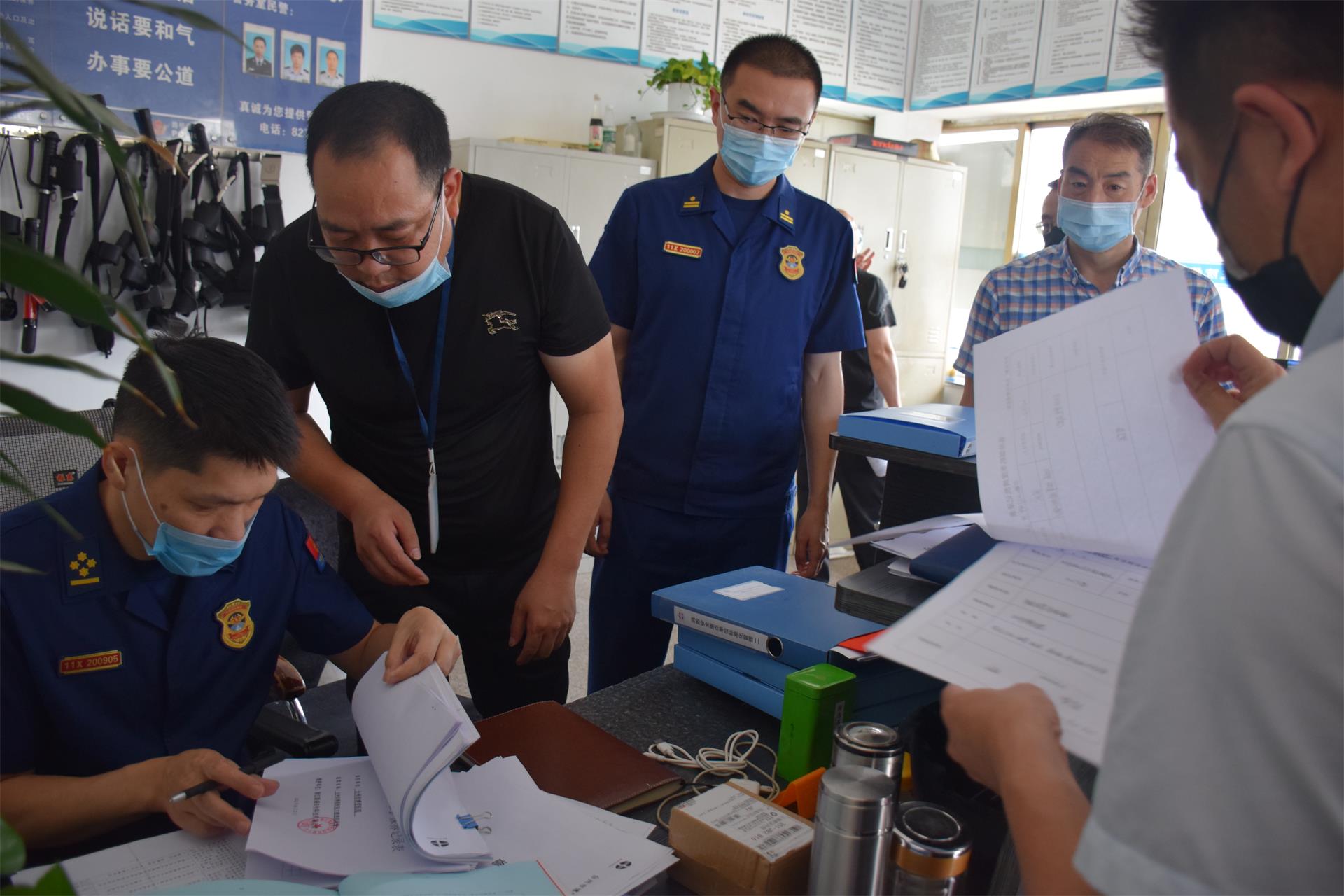 安全之弦不可松丨市区级消防、卫健系统领导莅临台州博爱医院检查指导