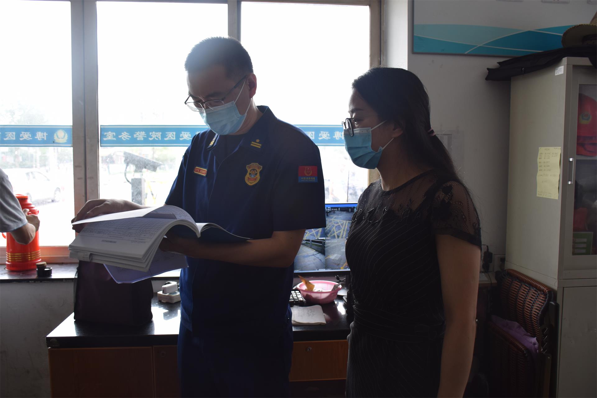 安全之弦不可松丨市区级消防、卫健系统领导莅临台州博爱医院检查指导